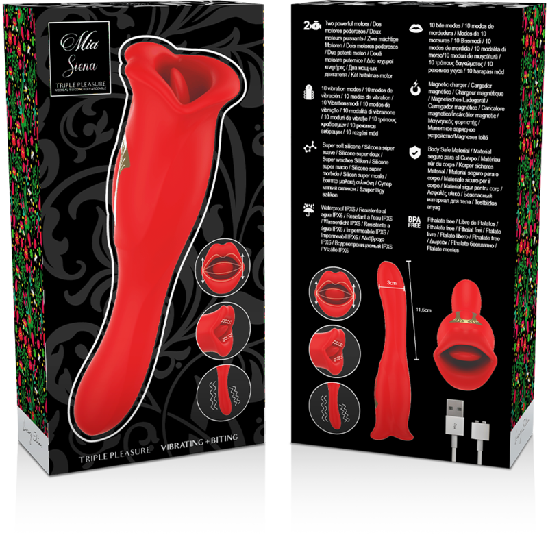 Mia-Siena Triplă Plăcere Vibrator cu Mușcătură 8 img 161666 fda21bd012835e002d78070da23c357e 1