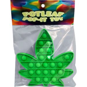 Kheper Games-Potleaf Pop-it Jucărie Anti-stres Marijuana-Silicon - imagine 1