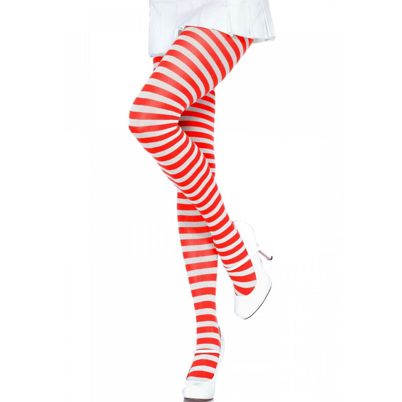 Leg Avenue Hosiery-Dres cu Dungi Albe/Roșii, One Size 1 img 161948 9e008db3a8a7fb3b864ca990b8a9405b 1