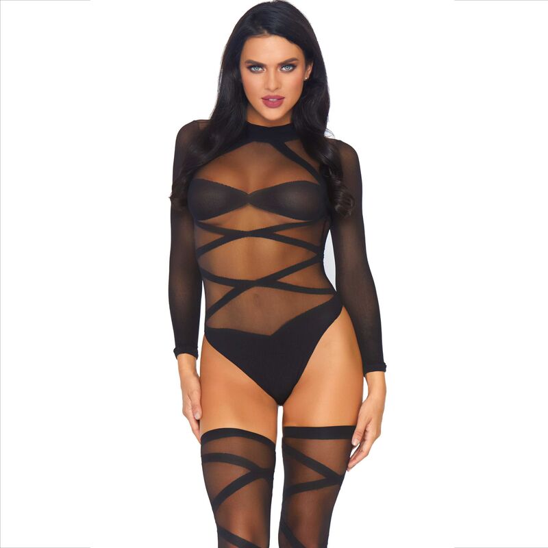 Leg Avenue-Set 2 Piese Body si Ciorapi Peste Coapsa 1 img 162083 189aef17e84d838951af13e26485e806 1