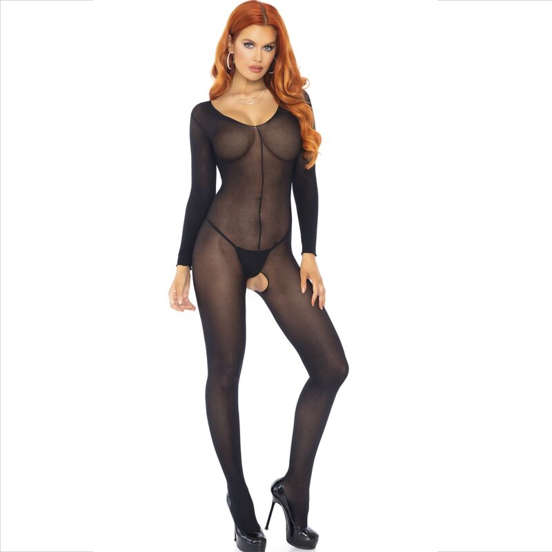 Leg Avenue Bodystockings-Bodystocking cu Mâneci Lungi, Negru 3 img 162132 2558d135851dd8eb85d5c07b0d4f2d34 1