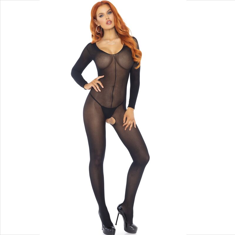 Leg Avenue Bodystockings-Bodystocking cu Mâneci Lungi, Negru 5 img 162134 43794e8a89b91ee220489866cab18094 1