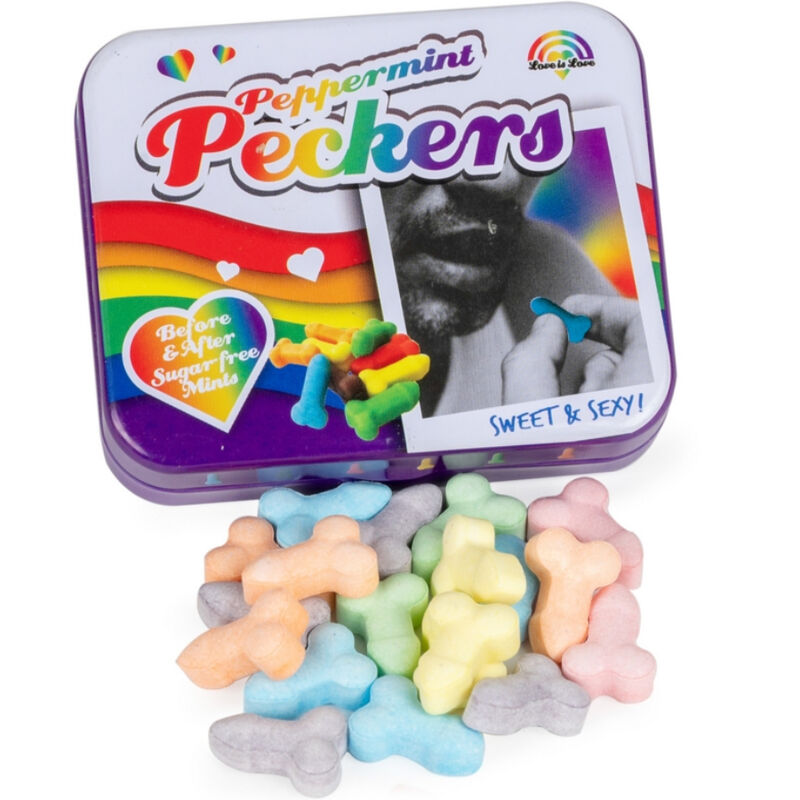 Spencer & Fletwood-Bomboane Mentă Rainbow Peckers fără Zahăr 2 Spencer & Fletwood-Bomboane Mentă Rainbow Peckers fără Zahăr — SPENCER & FLETWOOD · Dulciuri & Cadouri (imaginea 2)
