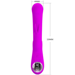 High Tech-Lamar Rabbit Vibrator pentru G-spot, Violet-Silicon 16 High Tech-Lamar Rabbit Vibrator pentru G-spot, Violet-Silicon - imagine 6