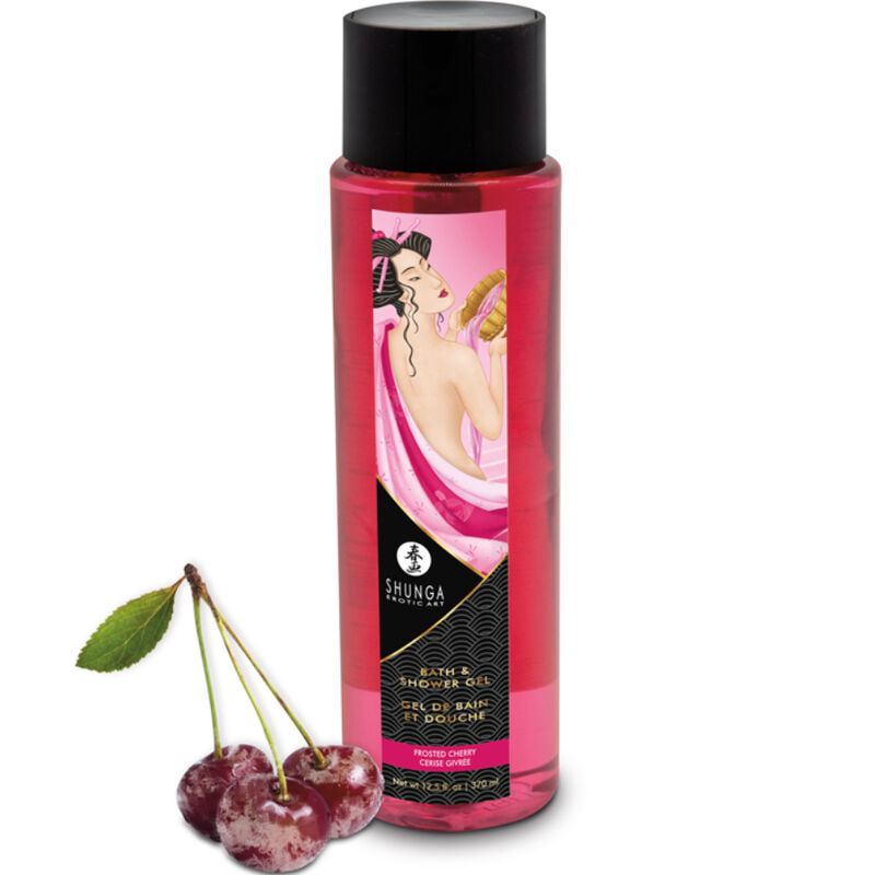 Shunga Bath Experience-Gel de Baie și Duș Frosted Cherry 370 ml 1 img 162521 db3c71c96a0d476083fcc90cca82b13c 1
