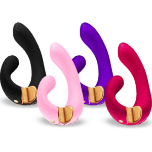 Shunga - Miyo Masajator Intim, Fucsia/Negru/Roz+ - imagine 4