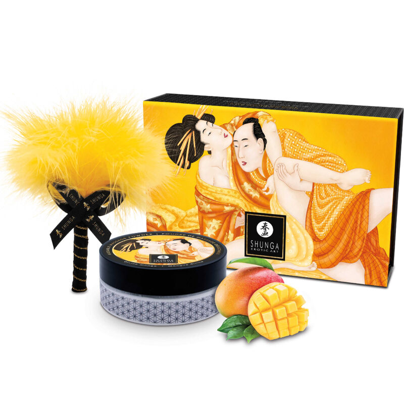 Shunga - Kit Pudră de Masaj Comestibil Mango 1 img 163094 4a07daafcc412668a566bbac4f264c1f 1
