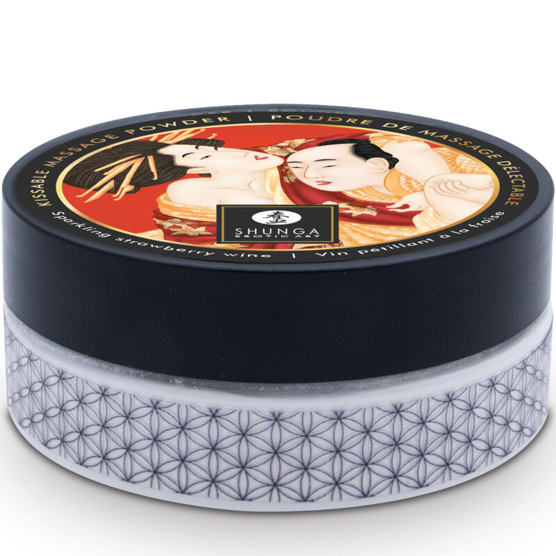 Shunga Body Power-Kit Pudră Comestibilă pentru Masaj Căpșuni 2 img 163097 767e613469b68124350bd2e13b1a24cf 1