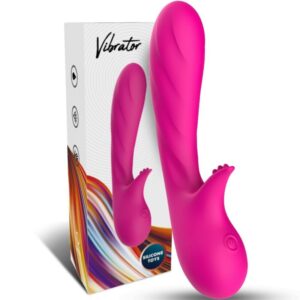 Armony Vibrators-Romance Vibrator cu Stimulator Fuchsia-Silicon - imagine 5