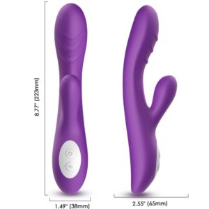 Armony Vibrators-Spark Vibrator Efect de Încălzire, Mov-Silicon - imagine 4
