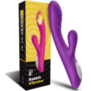 Armony Vibrators-Spark Vibrator Efect de Încălzire, Mov-Silicon - imagine 5