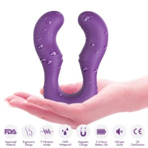 Armony Vibrators-Seraph Vibrator Dublu cu Telecomandă - imagine 4