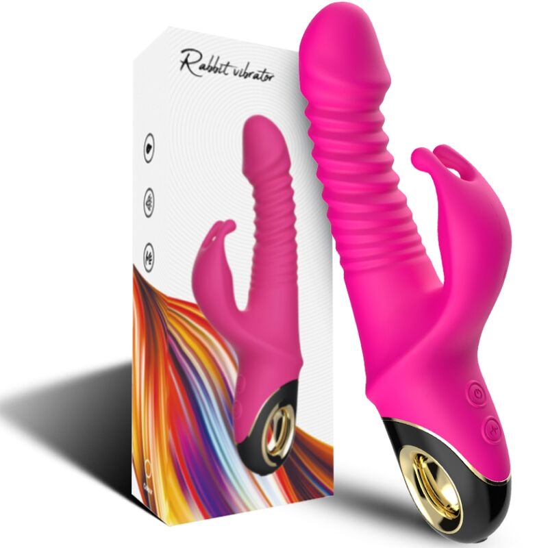Armony Vibrators-Zing Dildo Vibrator Rabbit Fuchsia-Silicon, 10 5 img 163284 2cf10aa6cc68d517c55ddd1527faa26c 1