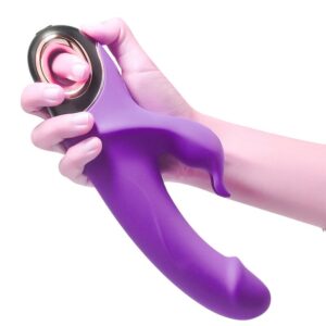 Armony Vibrators-Meteror Dildo Vibrator Rabbit Mov-Silicon, 10 - imagine 4