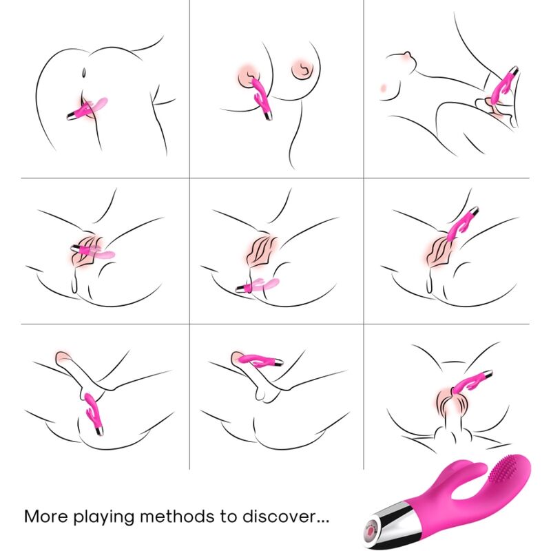 Armony Vibrators-Vibrator Rabbit Fuchsia-Silicon, 10 Trepte 4 img 163324 af5e8d8c18a758bdb811c26acdad117b 1