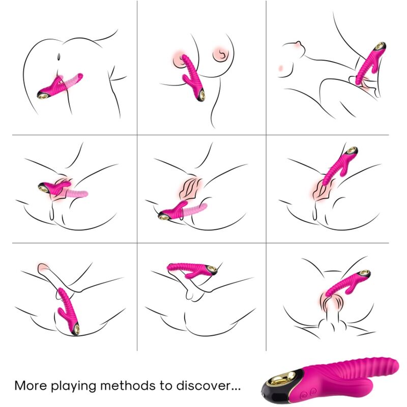 Armony Vibrators-Eternity Vibrator din Silicon Fuchsia-10 Trepte 5 img 163333 ca342cd404555d6294ef1c407cc992fe 1