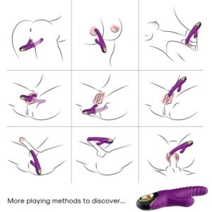Armony Vibrators-Eternity Vibrator din Silicon Violet-10 Trepte 9 Armony Vibrators-Eternity Vibrator din Silicon Violet-10 Trepte - imagine 4