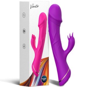 Armony Vibrators-Dildo Vibrator Rabbit din Silicon, Mov-12 Trepte - imagine 6