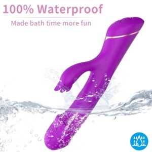 Armony Vibrators-Dildo Vibrator Rabbit din Silicon, Mov-12 Trepte - imagine 4