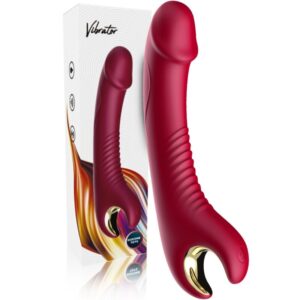 Armony Vibrators-Prince Dildo Vibrator și Rotator Roșu-Silicon - imagine 5