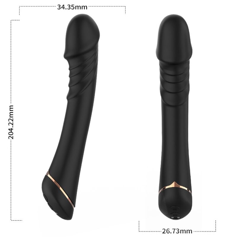 Armony Vibrators-Dildo Vibrator Silicon Negru-10 Trepte 1 img 163370 0dd520dacbf3ed0945d8b8846d0257dd 1