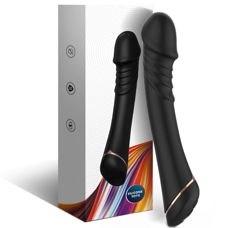 Armony Vibrators-Dildo Vibrator Silicon Negru-10 Trepte 4 img 163373 587fb58c6252d170652ea2ad2d7efe34 1