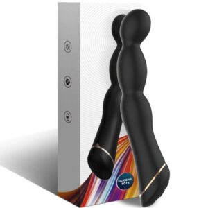 Armony Vibrators-Bambu Vibrator Adjustable Black-10 Trepte - imagine 4