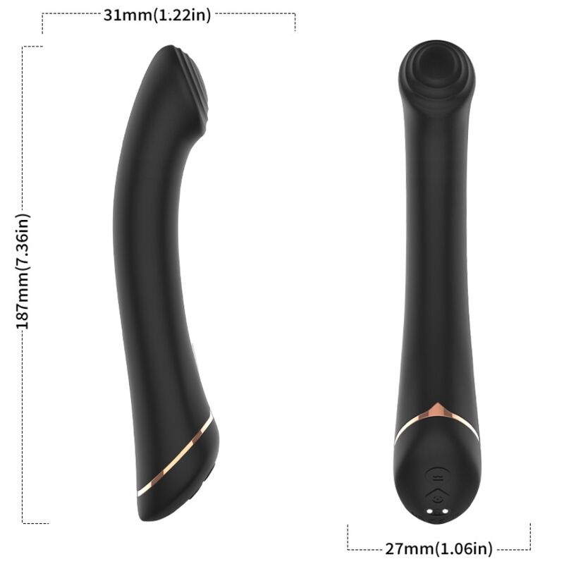 Armony Vibrators-Vibrator Cap Plat din Silicon, Negru-10 Trepte 3 img 163383 9b0030a11d92fc149db8a69430ec7dd2 1