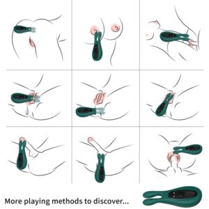 Armony Stimulators-Stimulator & Vibrator Rabbit Verde-Silicon - imagine 4