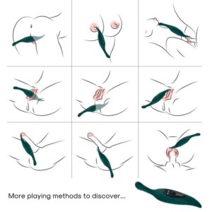 Armony Stimulators-Stimulator & Vibrator Leaf Green-Silicon, 10 - imagine 4