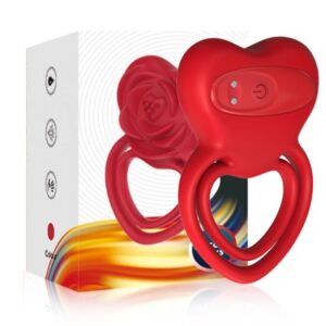 Armony For Him-Inel Vibrator Inimă Roșie-Silicon, 10 Trepte 10 Armony For Him-Inel Vibrator Inimă Roșie-Silicon, 10 Trepte - imagine 5
