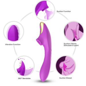 Armony Stimulators-Dudu Violet Sucker de Clitoris-Silicon, 10 - imagine 3