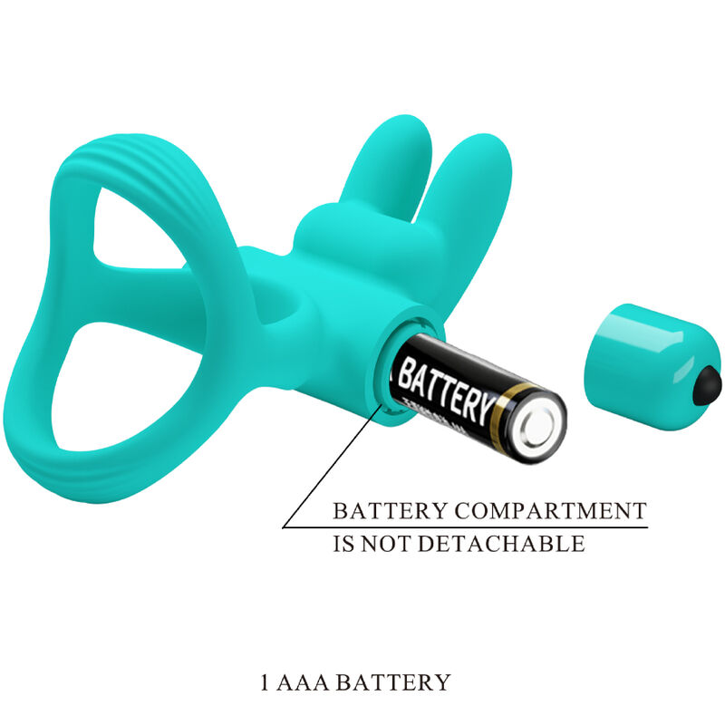 For Him-Dante Green Rabbit Inel Vibrator-Silicon, 10 Trepte 2 img 163565 9629f0a1a13ab403f3a9d1578e8d7270 1