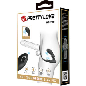 For Him-Warren Negru Inel pentru Penis și Plug Anal Vibrator 14 For Him-Warren Negru Inel pentru Penis și Plug Anal Vibrator - imagine 7