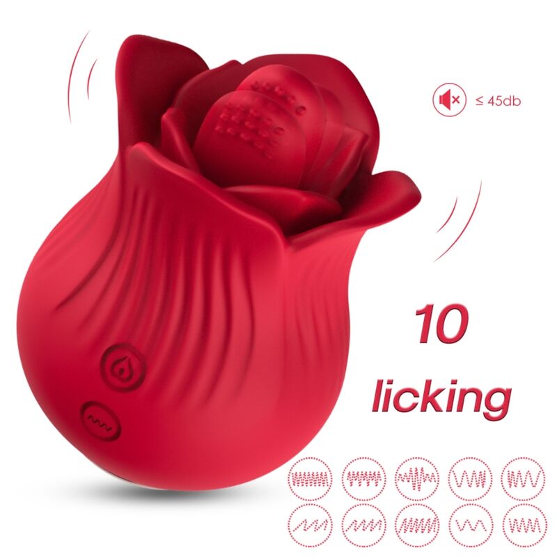Armony Stimulators-Rose Vibrator și Stimulator, Roșu-Silicon, 10 1 img 163638 f6489e232bb67de6ac43774537b73d6f 1