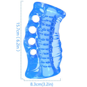 Armony For Him-Masturbator Finger Blue-TPE, Waterproof - imagine 3