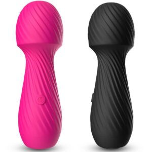 Armony Massagers-Dazzle Massager si Vibrator Mic Fucsia-Silicon - imagine 3