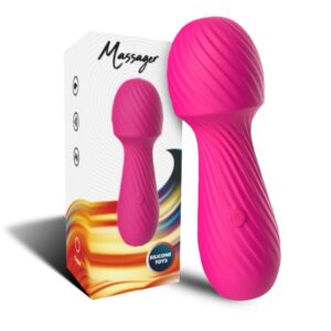 Armony Massagers-Dazzle Massager si Vibrator Mic Fucsia-Silicon - imagine 4