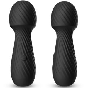 Armony Massagers-Dazzle Massager si Vibrator Mic Negru-Silicon - imagine 4