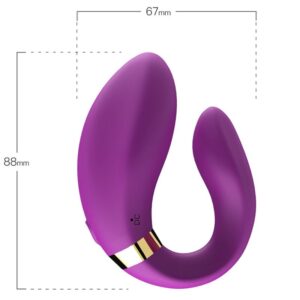 Armony For Couples-Crescent Vibrator pentru Cuplu, Telecomandă - imagine 3