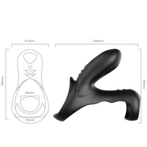 Armony For Him-Ranger Inel Vibrator Dublu pentru Cuplu - imagine 4
