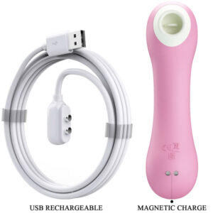 Romance-Aspirator Clitoridian Emerald Pink-Silicon, 7 Trepte 12 Romance-Aspirator Clitoridian Emerald Pink-Silicon, 7 Trepte - imagine 5
