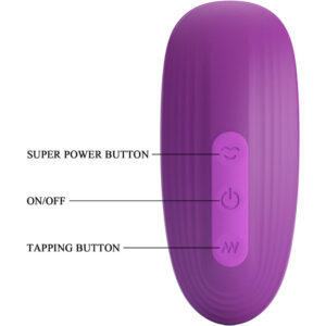 Romance-Adora Mini Violet Stimulator Clitoridian-Silicon, 7 Trepte - imagine 3