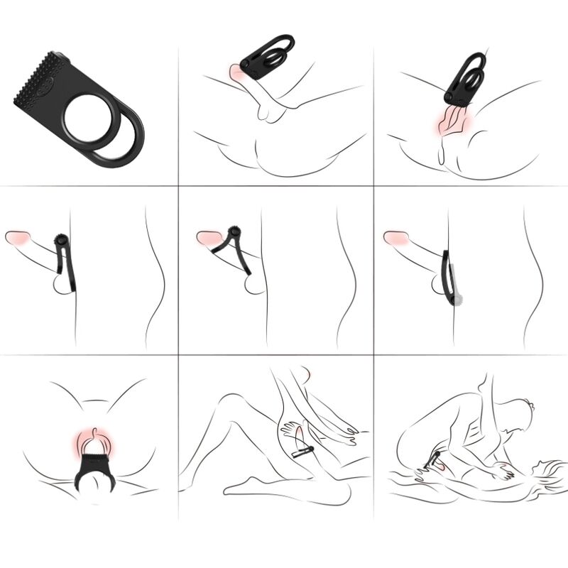 Armony For Him-Twins Inel Vibrator Dublu pentru Cuplu 3 img 163969 2265d7b1e9fe025e86c6f3384566ece4 1