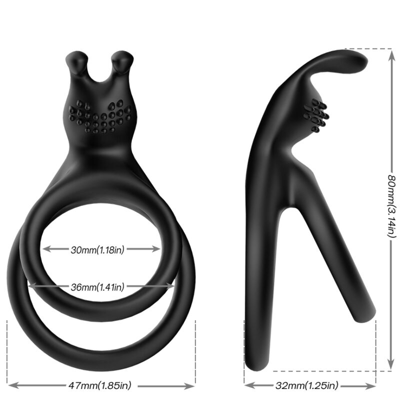 Armony For Him-Tensy Double Rabbit Ring Luminos-Silicon 2 img 163983 0da54d8bae74bc2f8d1ed4ec1a97a533 1