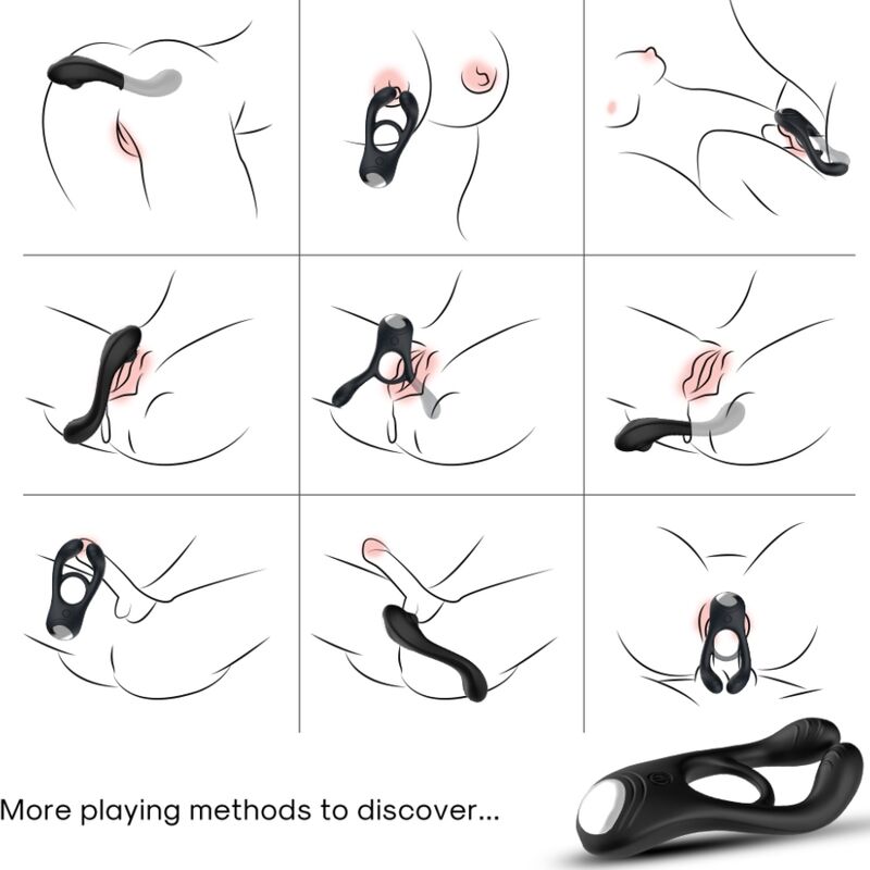 Armony For Him-Veyron Inel Vibrator Dublu pentru Cuplu 2 img 164020 9954ae3bed0178dc37e38cb913c68250 1