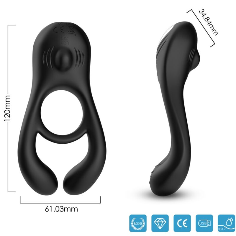 Armony For Him-Veyron Inel Vibrator Dublu pentru Cuplu 1 img 164022 25d6b16c2ef2c2f0e81aa64fc1c9e033 1