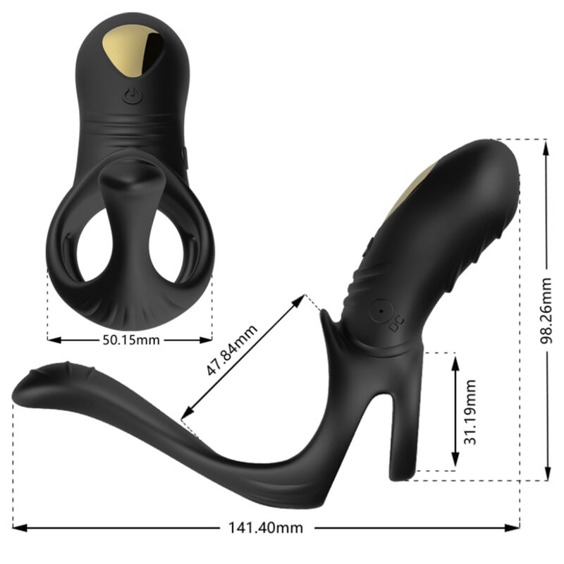 Armony For Him-Joy Jumper Ring Vibrator pentru Cuplu & Plug Anal 4 img 164041 886ad81460f021c3293bc68cfb1d5b6f 1