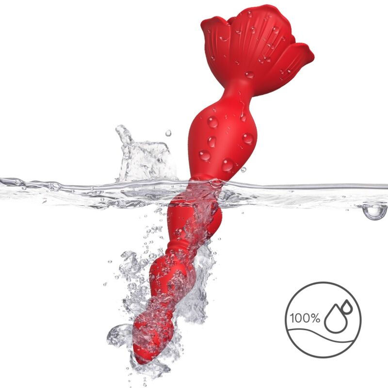 Armony Anal-Vibrator Pagoda Roz & Dop Anal Roșu-Silicon, 10 Trepte 2 img 164117 1798ac431a4d6cb763c6455c84886ba7 1