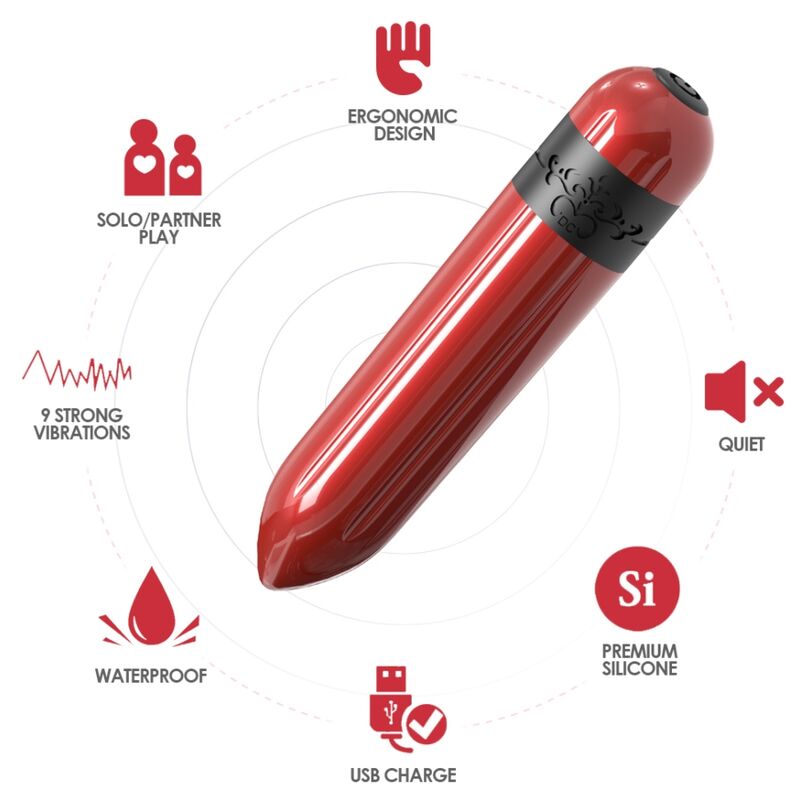 Armony Stimulators-Rocket Bullet Vibrator Fuchsia-Silicon, 10 2 img 164279 13b4dbdd4e855dee045c32d995fa6859 1